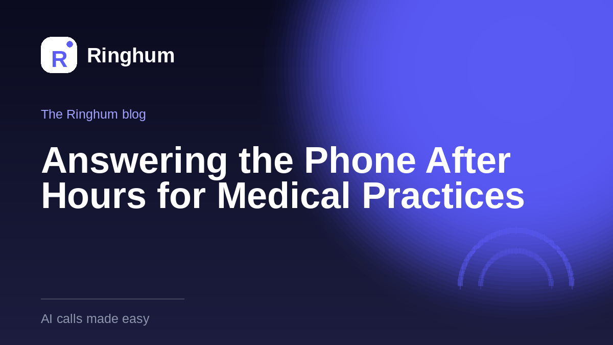 Answering the Phone After Hours for Medical Practices