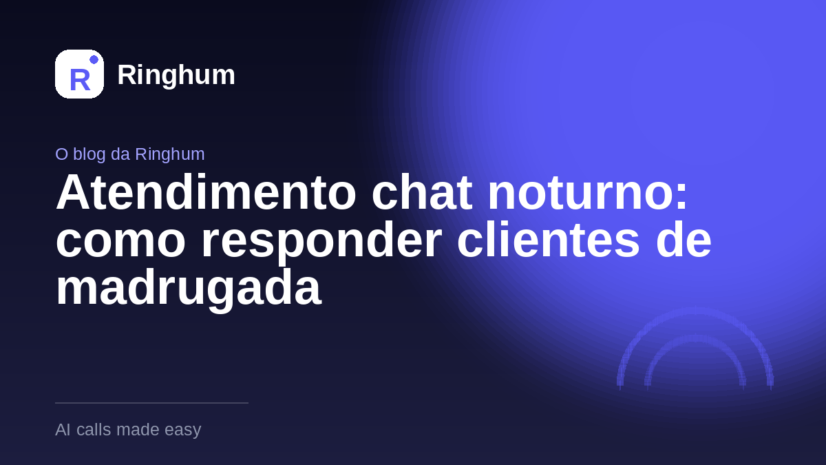 Atendimento chat noturno: como responder clientes de madrugada
