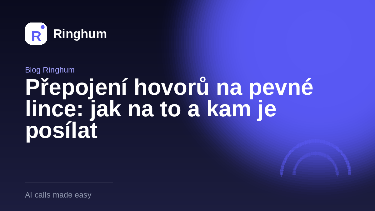 Přepojení hovorů na pevné lince: jak na to a kam je posílat