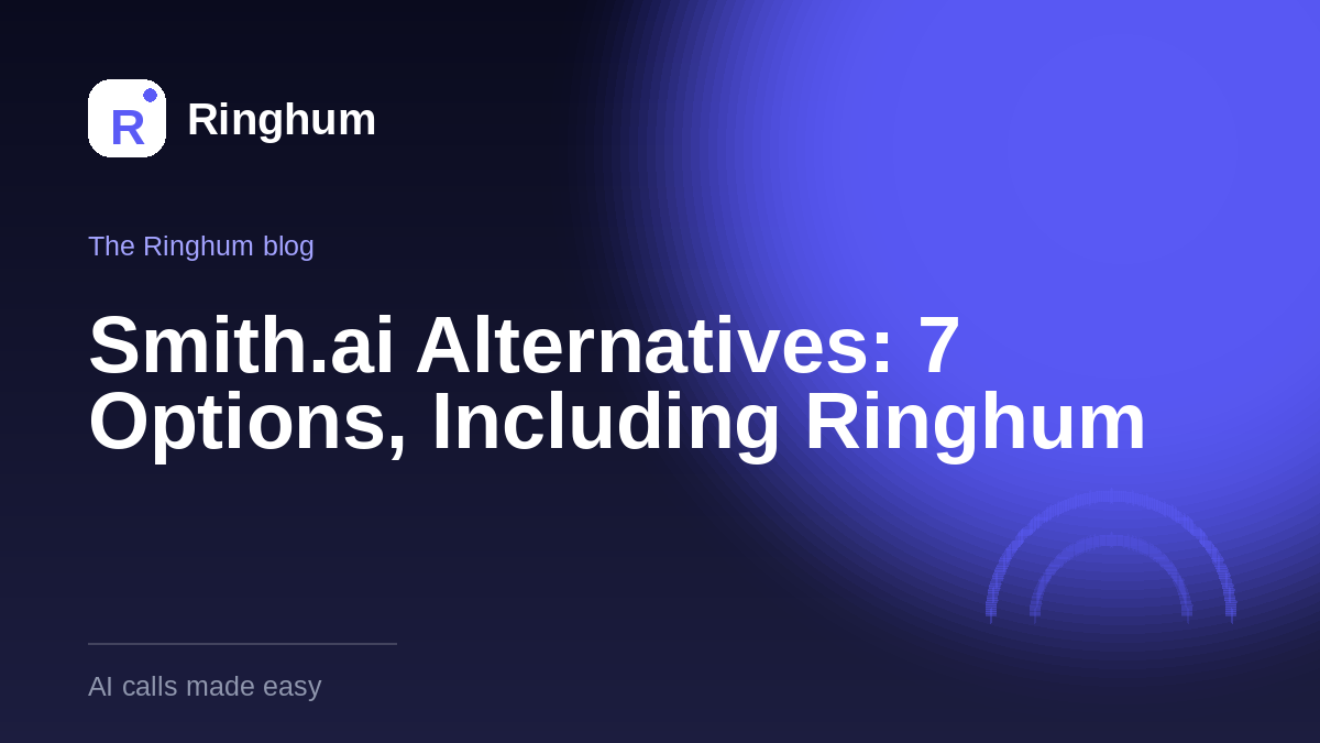 Smith.ai Alternatives: 7 Options, Including Ringhum