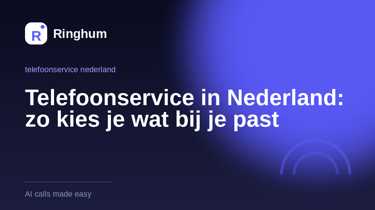 Telefoonservice in Nederland: zo kies je wat bij je past