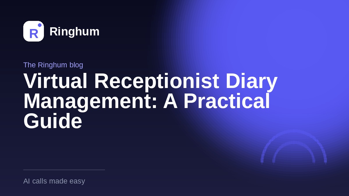Virtual Receptionist Diary Management: A Practical Guide
